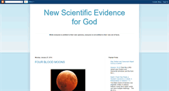 Desktop Screenshot of newscientificevidenceforgod.com